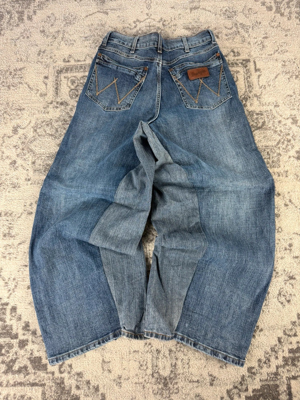 Pantalon baggy jean large Japanese balloon streetwear JNCO y2k vintage hip-hop taille 30US n•314