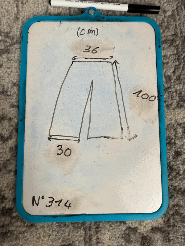 Pantalon baggy jean large Japanese balloon streetwear JNCO y2k vintage hip-hop taille 30US n•314
