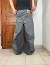 Pantalon baggy jean large Japanese balloon streetwear JNCO y2k vintage hip-hop taille 33US n•315