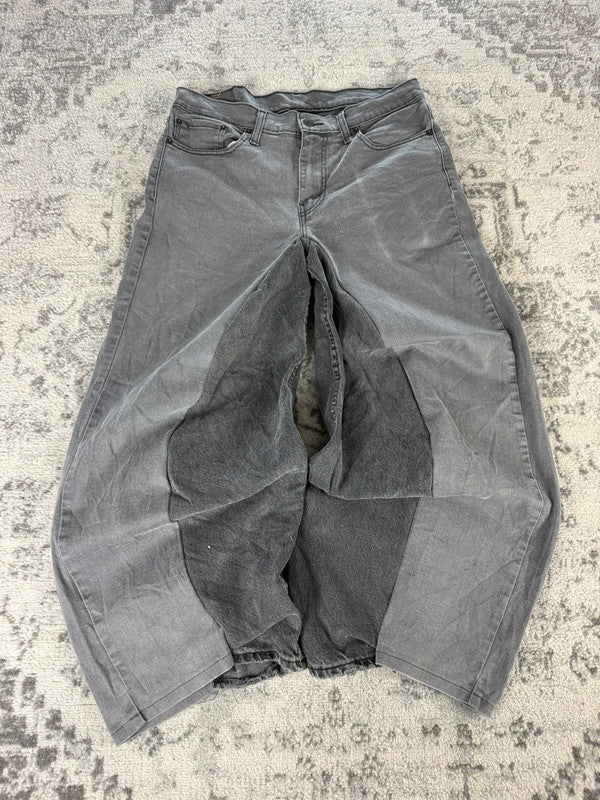 Pantalon baggy jean large Japanese balloon streetwear JNCO y2k vintage hip-hop taille 33US n•315