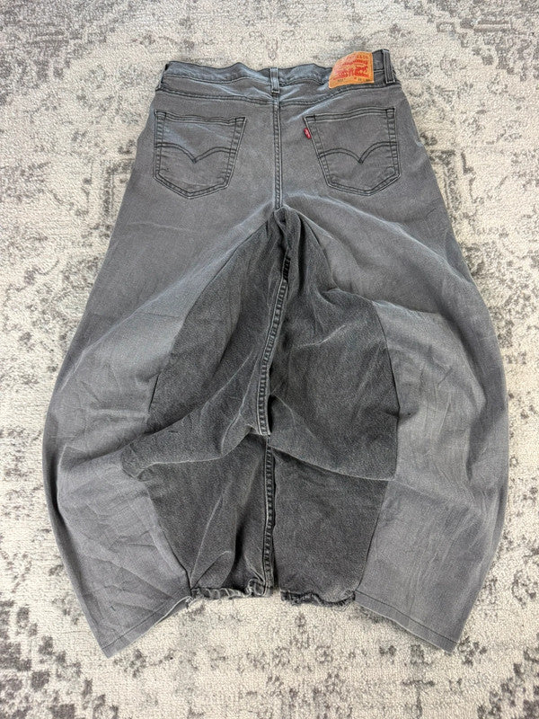 Pantalon baggy jean large Japanese balloon streetwear JNCO y2k vintage hip-hop taille 33US n•315