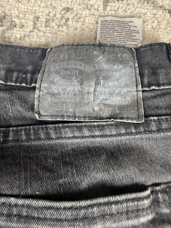 Pantalon baggy jean large Japanese balloon streetwear JNCO y2k vintage hip-hop taille 33US n•317