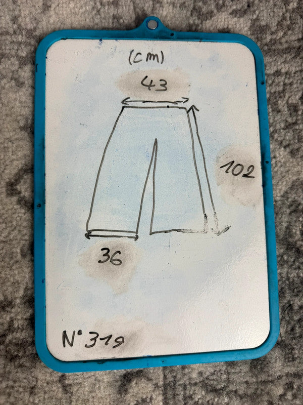 Pantalon baggy jean large Japanese balloon streetwear JNCO y2k vintage hip-hop taille 36US n•319