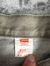 Pantalon baggy jean large Japanese balloon streetwear JNCO y2k vintage hip-hop taille S n•206