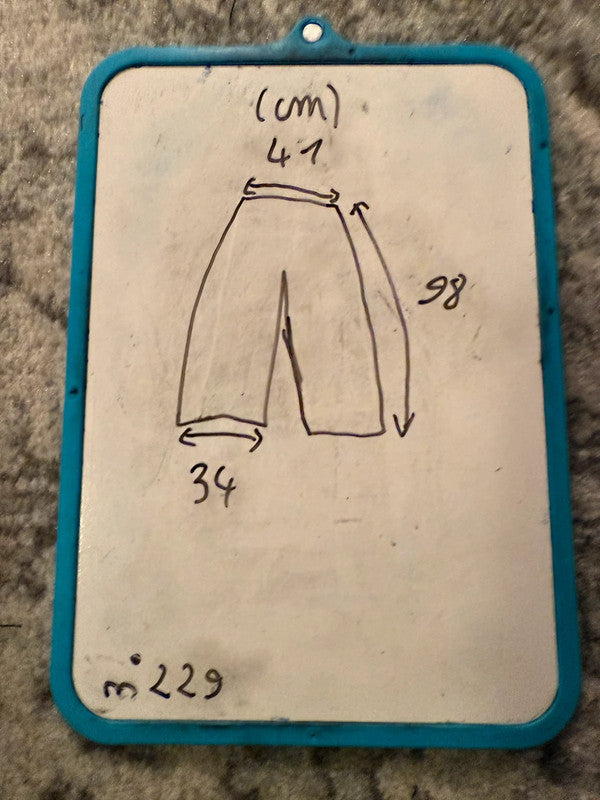 Pantalon baggy jean large Japanese balloon streetwear JNCO y2k vintage hip-hop taille 33US n•229