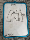 Manteau en tapisserie design unique vintage fait main upcyclé retravaillé tissé taille M n•447