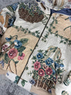 Manteau en tapisserie design unique vintage fait main upcyclé retravaillé tissé taille XL n•442