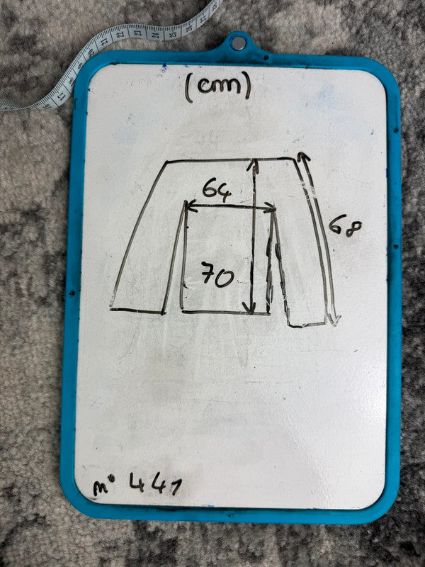 Manteau en tapisserie design unique vintage fait main upcyclé retravaillé tissé taille XL n•441