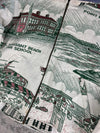 Manteau en tapisserie design unique vintage fait main upcyclé retravaillé tissé taille XL n•441