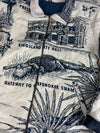Manteau en tapisserie design unique vintage fait main upcyclé retravaillé tissé taille XL n•438