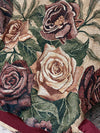 Manteau en tapisserie design unique vintage fait main upcyclé retravaillé tissé taille M n•437