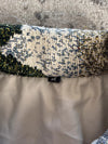 Manteau en tapisserie design unique vintage fait main upcyclé retravaillé tissé taille M n•436