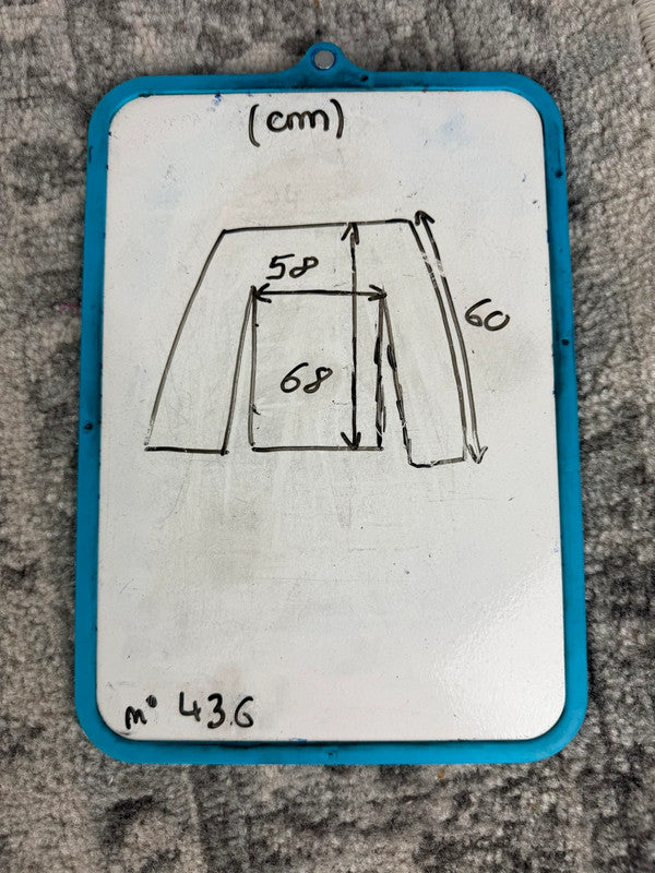 Manteau en tapisserie design unique vintage fait main upcyclé retravaillé tissé taille M n•436