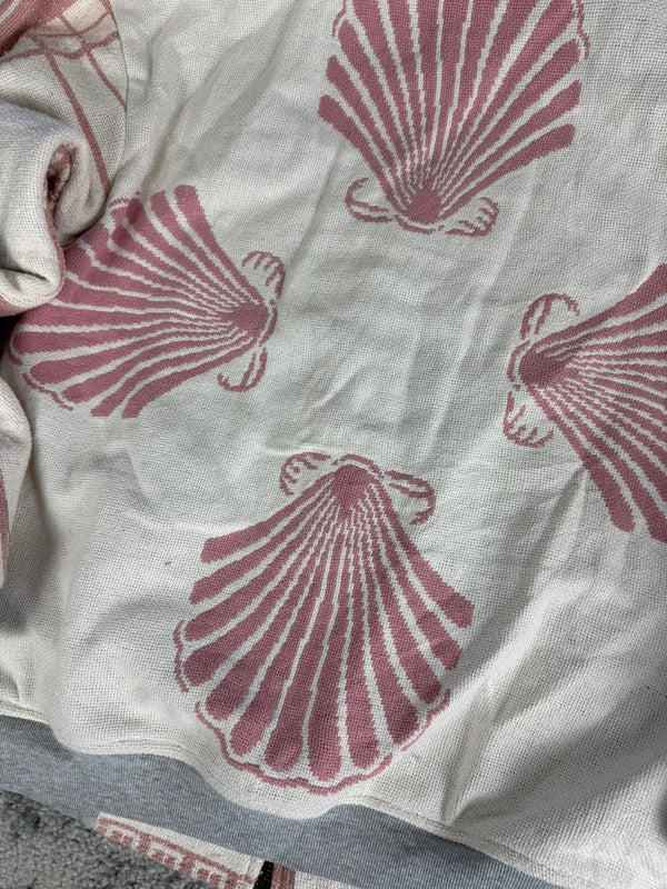 Manteau en tapisserie design unique vintage fait main upcyclé retravaillé tissé taille M n•435
