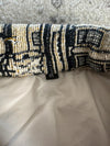 Manteau en tapisserie design unique vintage fait main upcyclé retravaillé tissé taille M n•434
