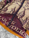 Manteau en tapisserie design unique vintage fait main upcyclé retravaillé tissé taille L n•431