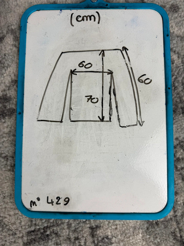 Manteau en tapisserie design unique vintage fait main upcyclé retravaillé tissé taille L n•429