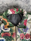 Manteau en tapisserie design unique vintage fait main upcyclé retravaillé tissé taille XL n•425
