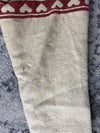 Manteau en tapisserie design unique vintage fait main upcyclé retravaillé tissé taille M n•424