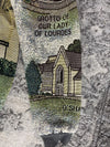 Ensemble en tapisserie design unique vintage fait main upcyclé retravaillé tissé taille XL n•422
