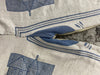 Pantalon baggy en tapisserie design unique vintage fait main upcyclé retravaillé taille 34US n•413