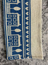Pantalon baggy en tapisserie design unique vintage fait main upcyclé retravaillé taille 34US n•413