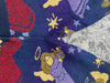 Pantalon baggy en tapisserie design unique vintage fait main upcyclé retravaillé taille 36US n•414