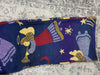 Pantalon baggy en tapisserie design unique vintage fait main upcyclé retravaillé taille 36US n•414