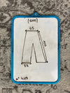 Pantalon baggy en tapisserie design unique vintage fait main upcyclé retravaillé taille 34US n•415
