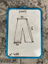 Pantalon baggy en tapisserie design unique vintage fait main upcyclé retravaillé taille M n•418
