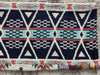 Pantalon baggy en tapisserie design unique vintage fait main upcyclé retravaillé taille M n•418