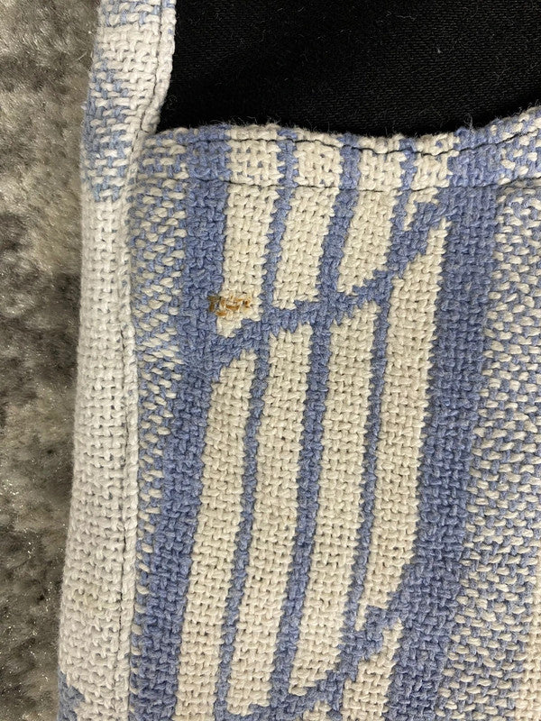 Pantalon baggy en tapisserie design unique vintage fait main upcyclé retravaillé taille L n•419