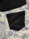 Pantalon baggy en tapisserie design unique vintage fait main upcyclé retravaillé taille L n•419