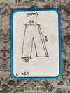 Pantalon baggy en tapisserie design unique vintage fait main upcyclé retravaillé taille M n•421