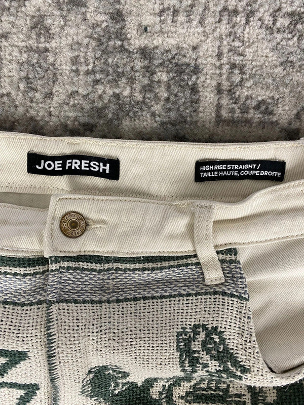 Pantalon baggy en tapisserie design unique vintage fait main upcyclé retravaillé taille M n•421