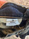 Jupe dentelle y2k custom handmade grunge goth emo skirt jean taille S n•325