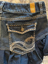 Jupe dentelle y2k custom handmade grunge goth emo skirt jean taille M n•332