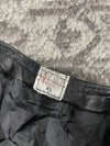 Veste en cuir sans manche style motard handmade streetwear y2k peinture moto XL n•375