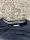 Sweat pull skater handmade streetwear style goth emo alt y2k peinture crewneck hiphop XL n•385