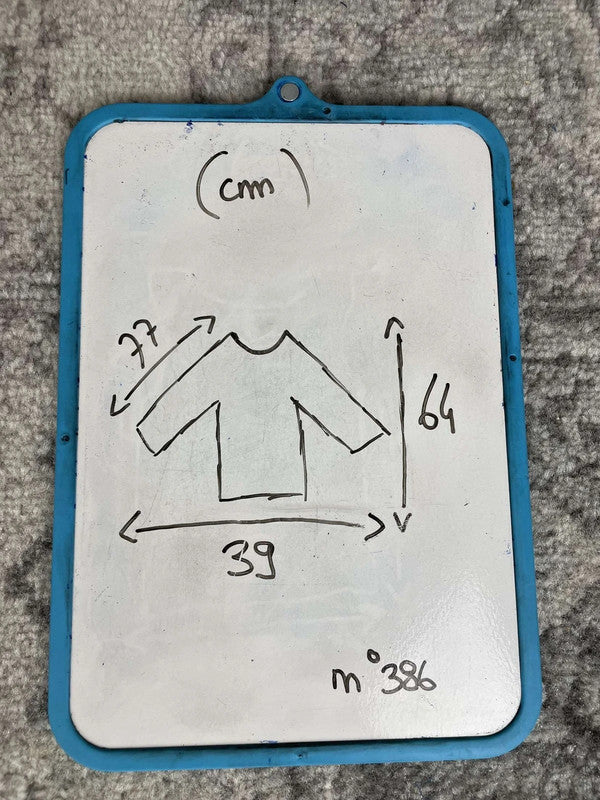 Sweat pull skater handmade streetwear style goth emo alt y2k peinture crewneck hiphop L n•386