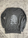Sweat pull skater handmade streetwear style goth emo alt y2k peinture crewneck hiphop S n•389