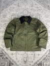 Veste Harrington matelassé en toile design streetwear y2k vintage hip-hop fait main taille M n•451