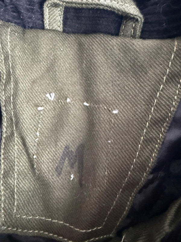 Veste Harrington matelassé en toile design streetwear y2k vintage hip-hop fait main taille M n•451