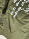 Veste Harrington matelassé en toile design streetwear y2k vintage hip-hop fait main taille M n•451