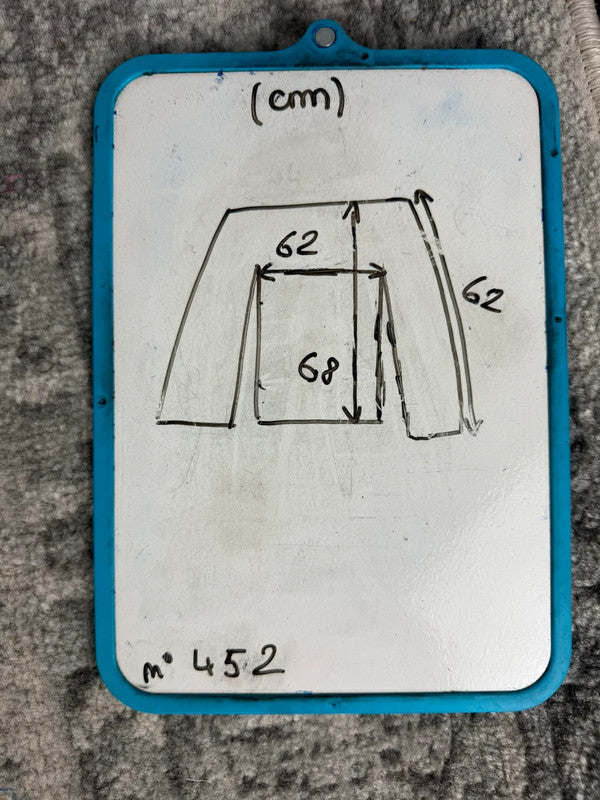 Veste Harrington matelassé en toile design streetwear y2k vintage hip-hop fait main taille L n•452