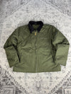 Veste Harrington matelassé en toile design streetwear y2k vintage hip-hop fait main taille L n•452