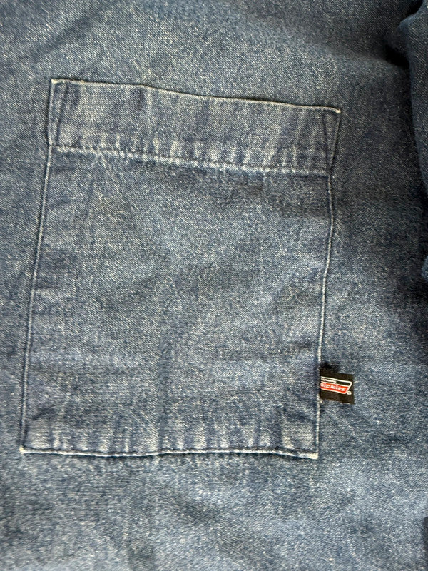 Chemise Dickies large baggy design streetwear y2k hip-hop fait main taille XXL n•457