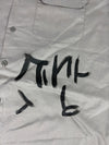 Chemise Dickies large baggy design streetwear y2k hip-hop fait main taille L n•458