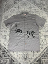Chemise Dickies large baggy design streetwear y2k hip-hop fait main taille L n•458