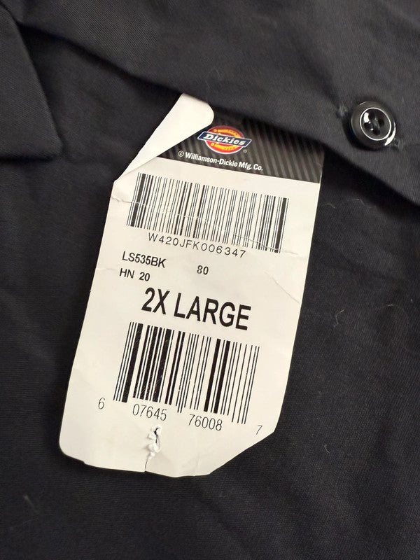 Chemise Dickies manches courtes large baggy design streetwear y2k hip-hop fait main taille XXL n•463